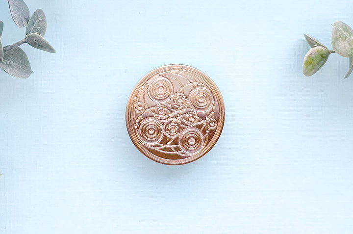 Crop Circles Gold Plated Pin