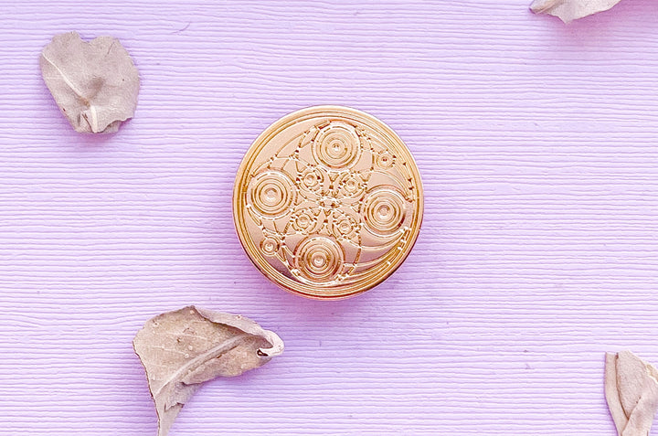 Crop Circles Gold Plated Pin