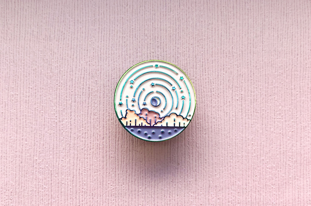 Falling Star Pin Star Fall Pin – Alum and Ink