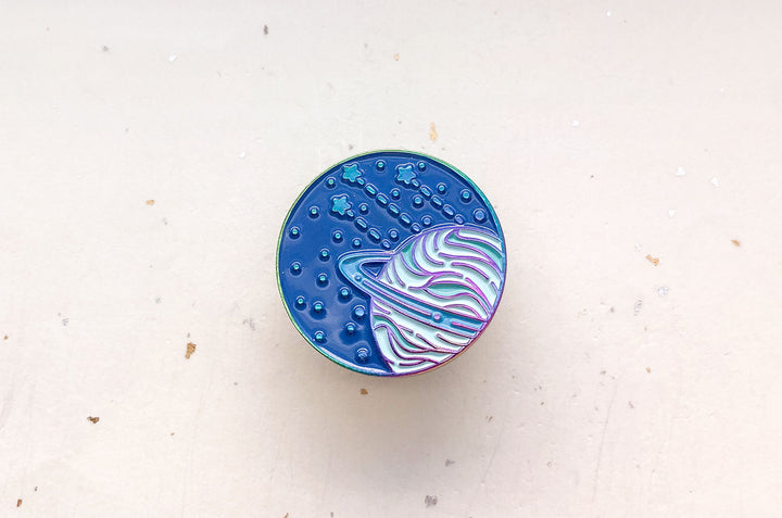 Cosmic Trajectory Enamel Pin