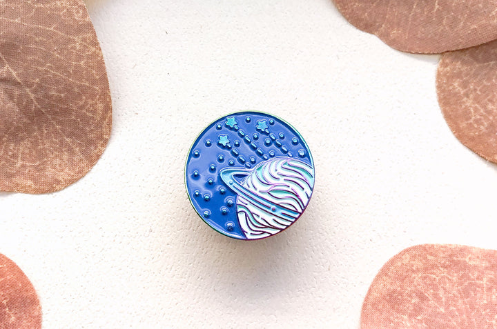 Cosmic Trajectory Enamel Pin