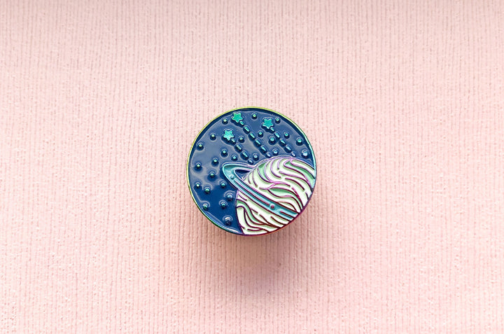 Cosmic Trajectory Enamel Pin