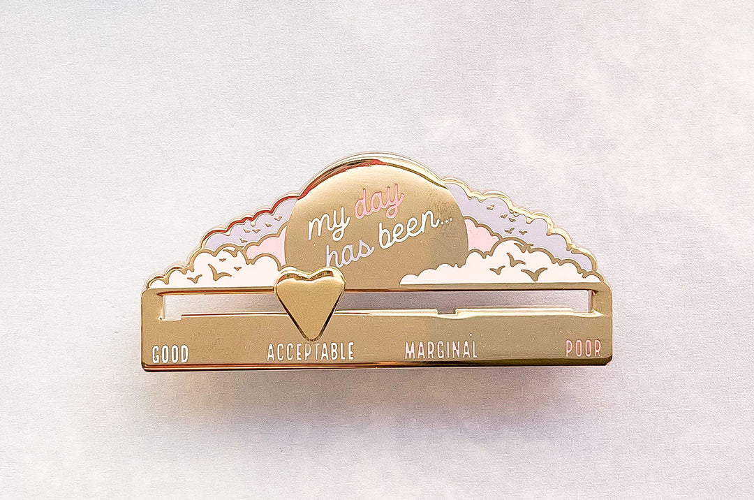 Day Meter Enamel Pin