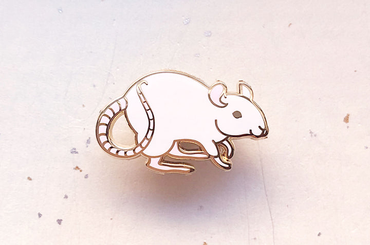 Fancy Rat Enamel Pin