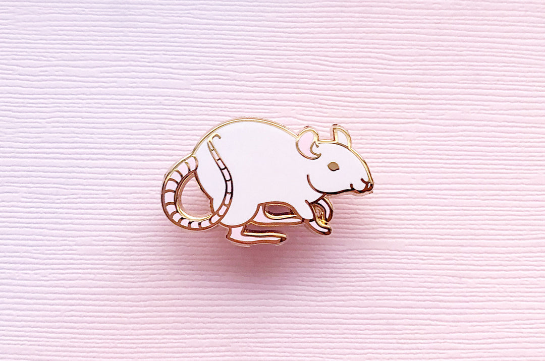 Fancy Rat Enamel Pin