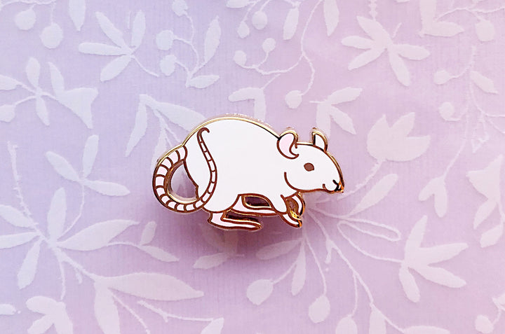 Fancy Rat Enamel Pin