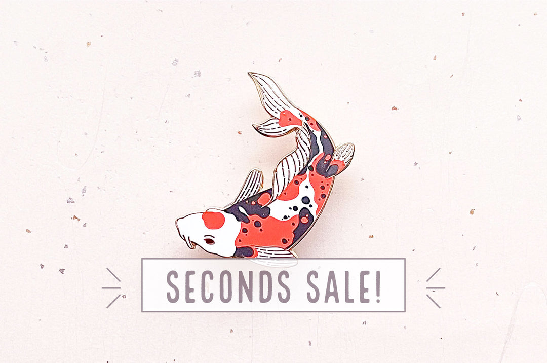 Doitsu Sanke Koi Enamel Pin (Seconds)