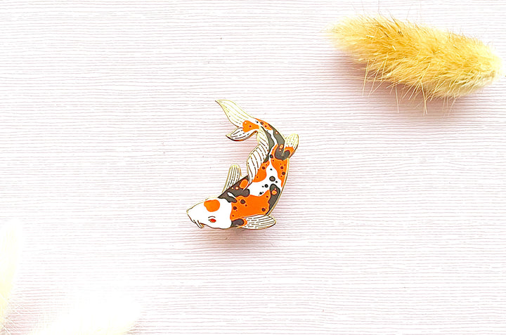 Doitsu Sanke Koi Enamel Pin