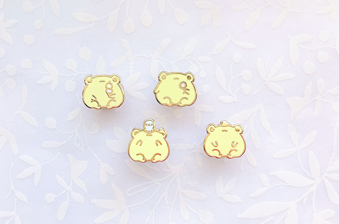 Mini Frogs Board Filler Enamel Pin Set