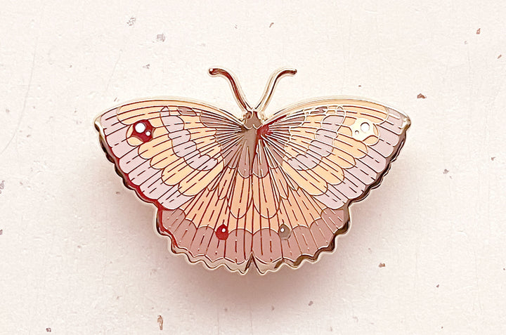 Gatekeeper Butterfly (Pyronia tithonus) Enamel Pin