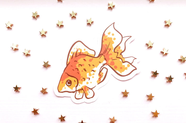 Goldfish Clear Vinyl Sticker