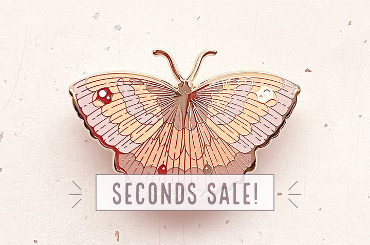 Gatekeeper Butterfly Enamel Pin (Seconds)