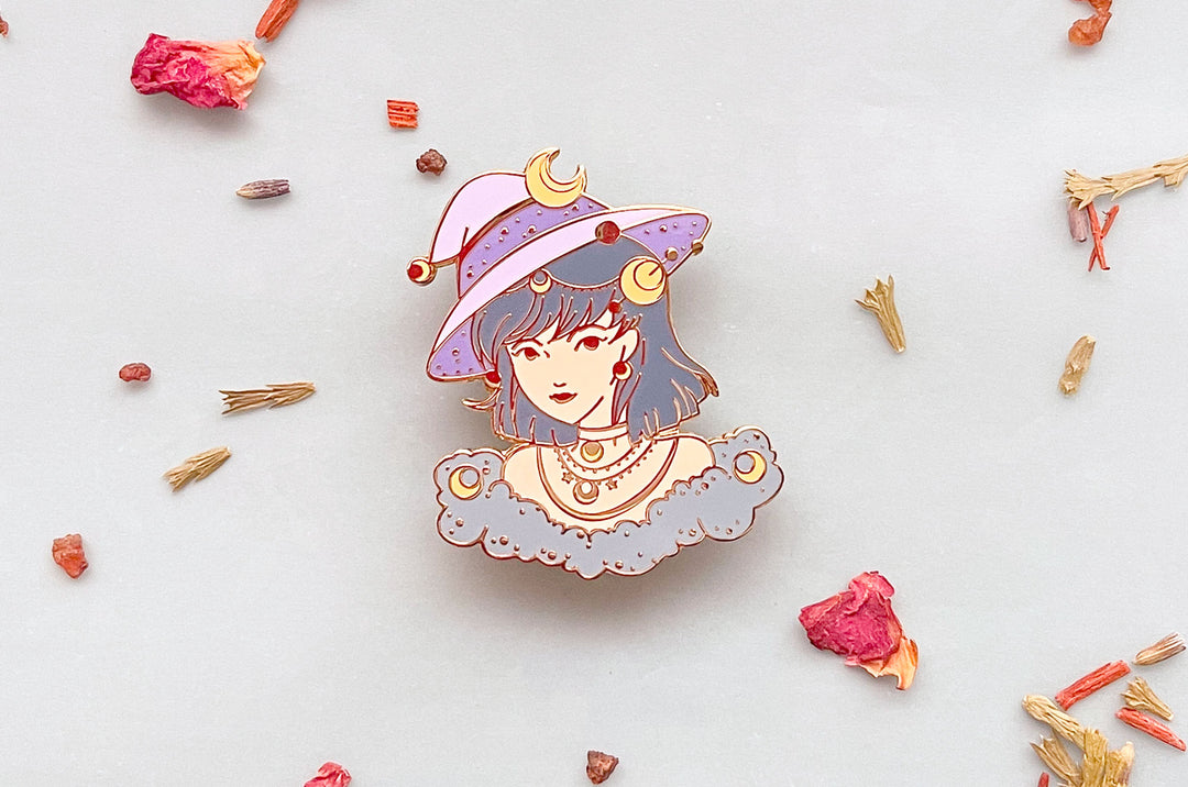 June Witch Alexandrite Enamel Pin