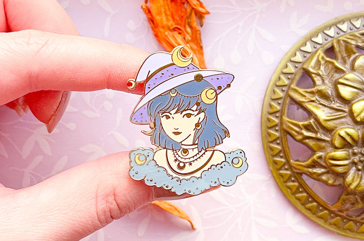 June Witch Alexandrite Enamel Pin