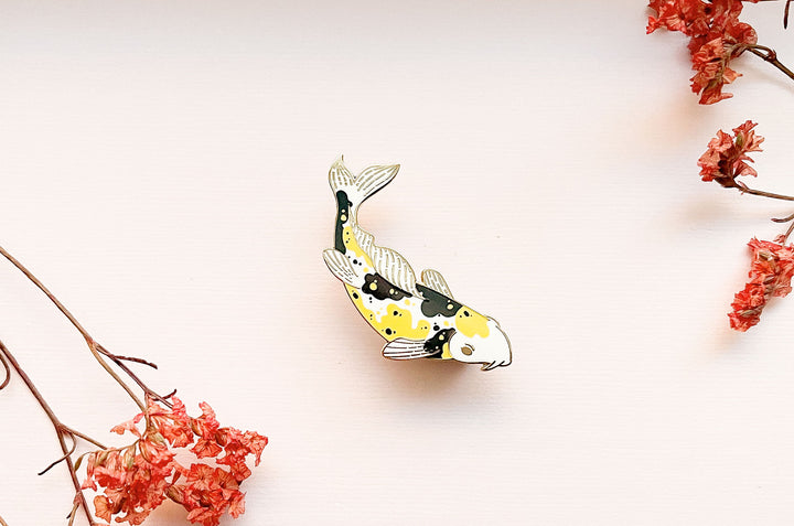 Ki Kumonryu Koi Enamel Pin