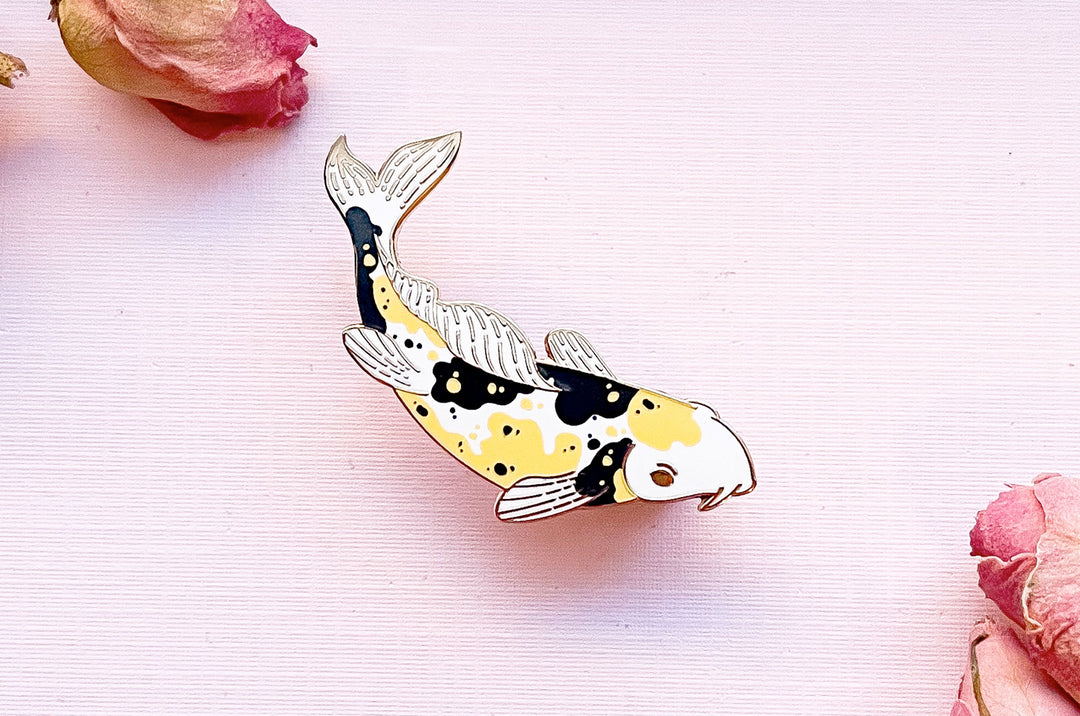 Ki Kumonryu Koi Enamel Pin