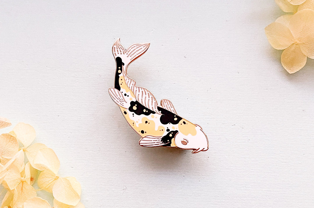 Ki Kumonryu Koi Enamel Pin