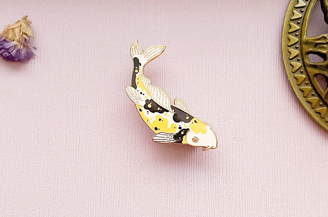 Ki Kumonryu Koi Enamel Pin