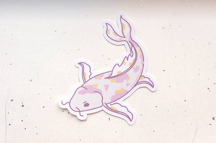 Pastel Koi Fish Vinyl Sticker