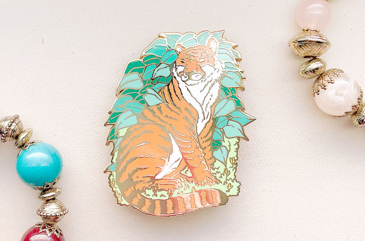 Amur Tiger Enamel Pin