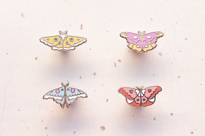 Mini Moths Board Filler Enamel Pin Set