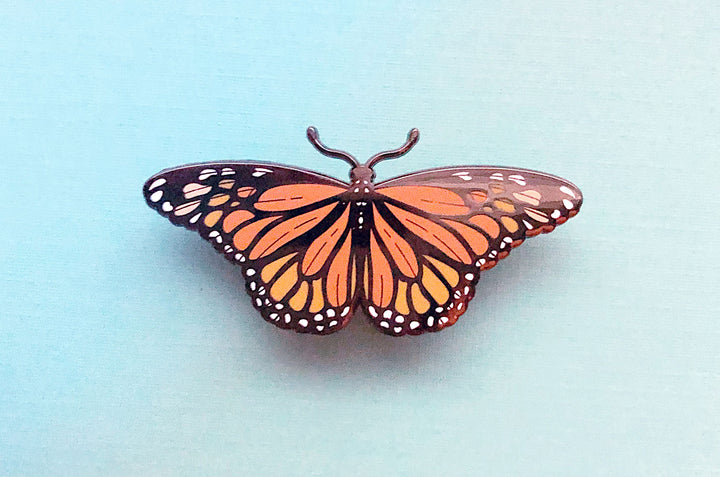 Monarch Butterfly (Danaus plexippus) Enamel Pin