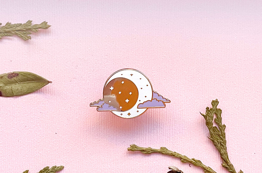 Moon Phase Enamel Pin