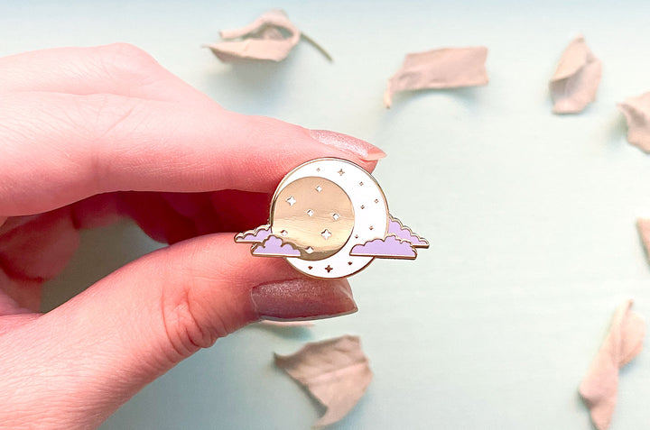 Moon Phase Enamel Pin