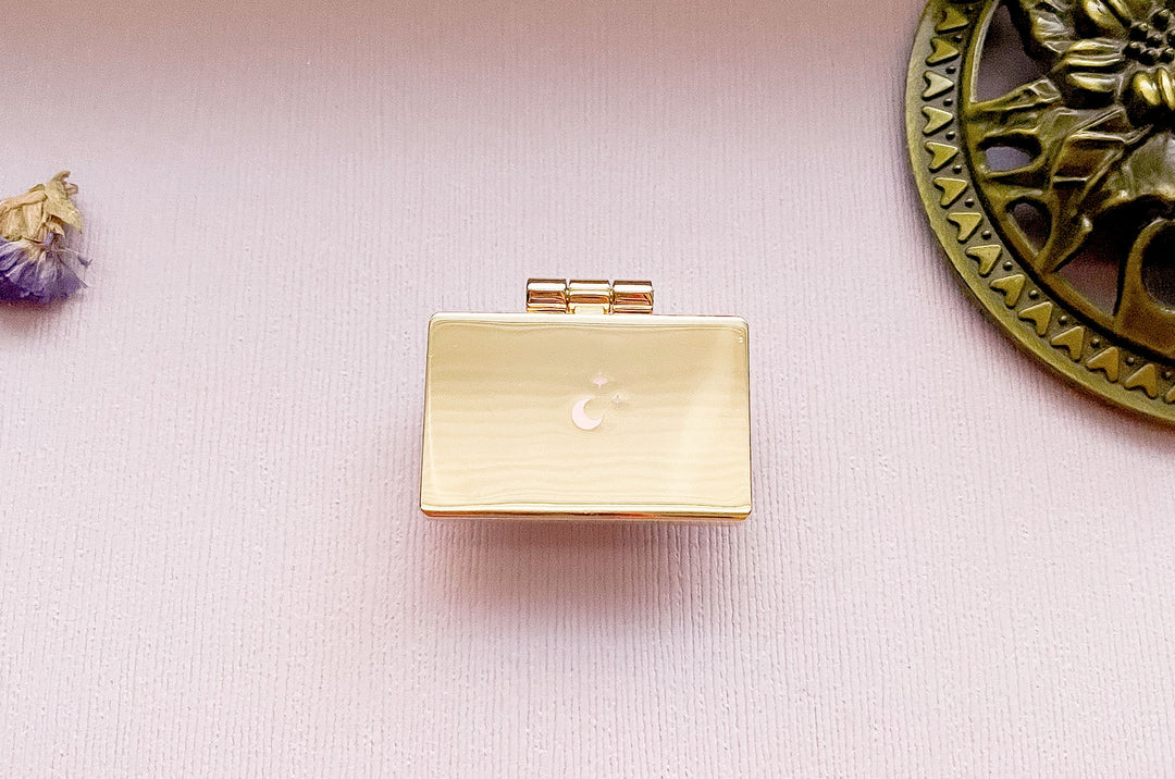 Moon Laptop Hinged Enamel Pin