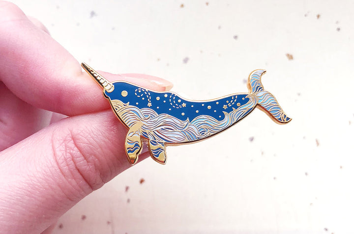 Starry Narwhal Pin (Seconds)