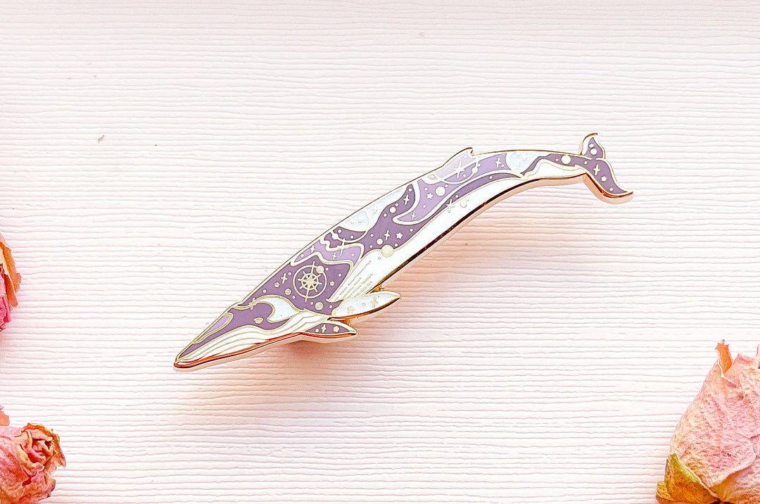 Omura's Whale Enamel Pin (Seconds)
