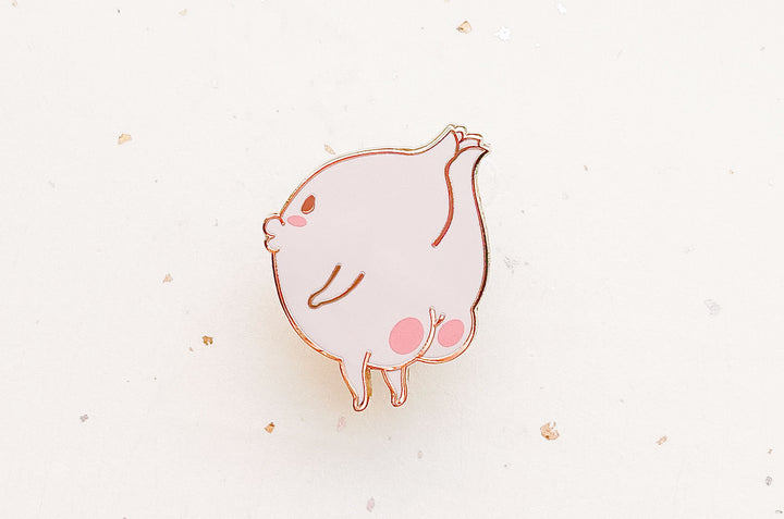 Onion Buns Enamel Pin