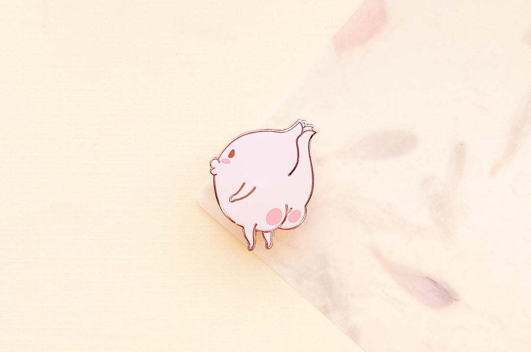 Onion Buns Enamel Pin