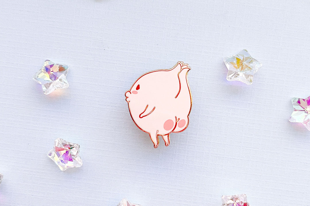 Onion Buns Enamel Pin