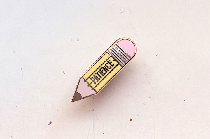 Short on Patience Pencil Enamel Pin