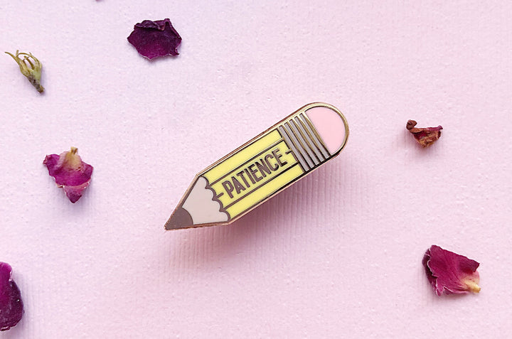 Short on Patience Pencil Enamel Pin