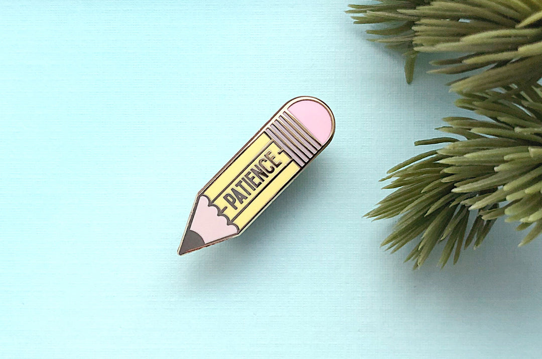 Short on Patience Pencil Enamel Pin