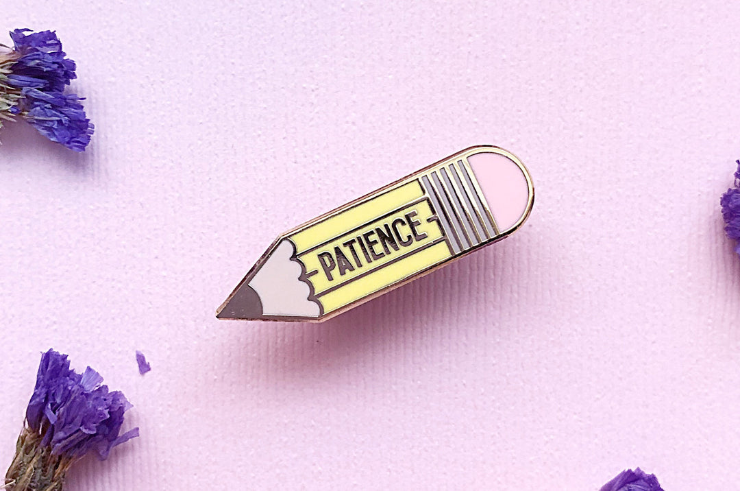 Short on Patience Pencil Enamel Pin