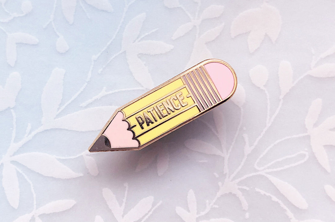 Short on Patience Pencil Enamel Pin