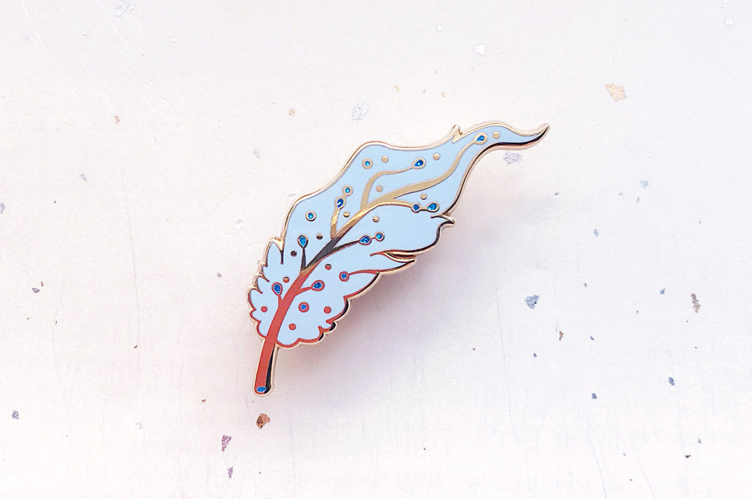 Pegasus Feather Pin