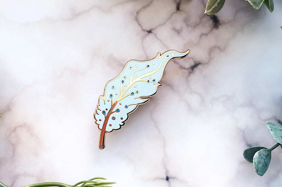 Pegasus Feather Pin