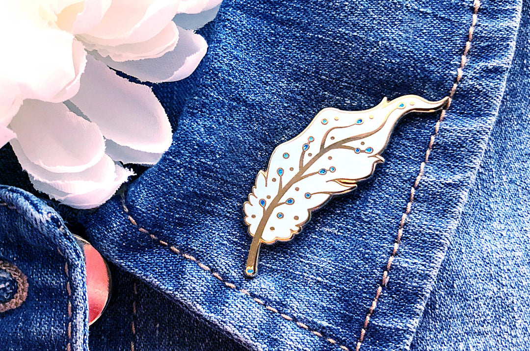 Pegasus Feather Pin