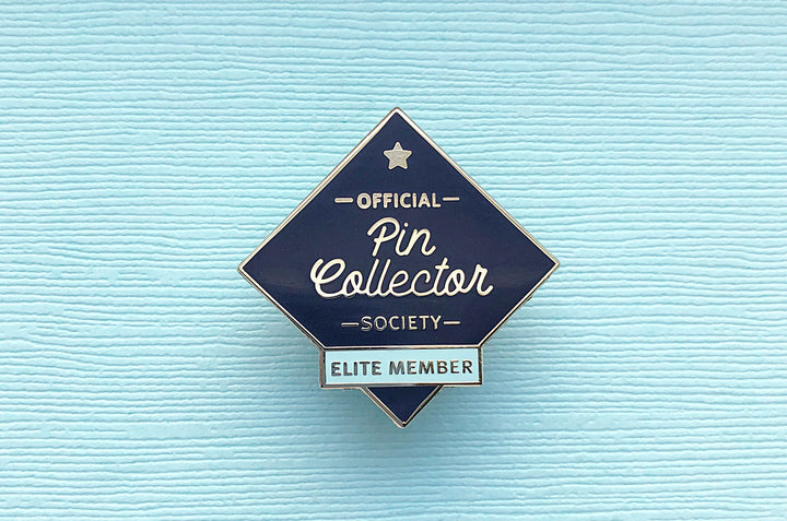 Pin Collector Society (Black Variant) Enamel Pin