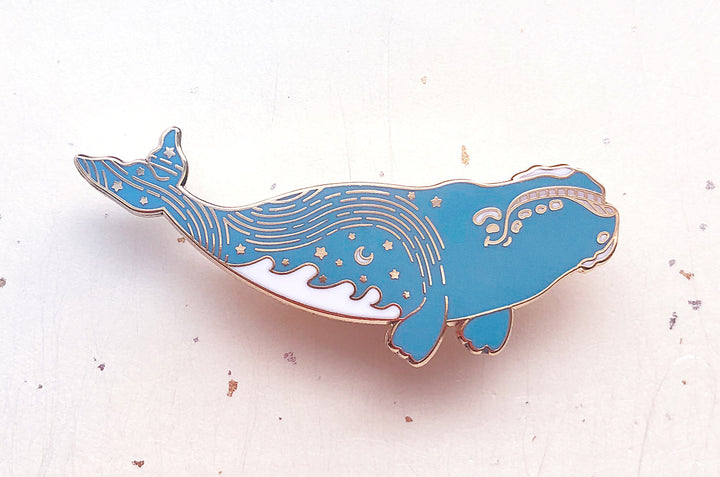 Star Trails Right Whale (Pathways Through the Stars) Pin