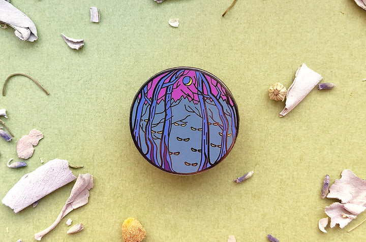 Spooky Forest Pin
