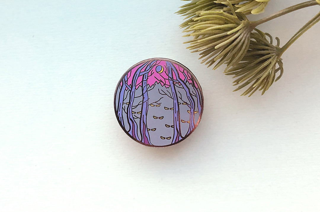 Spooky Forest Pin