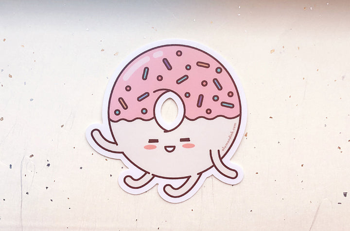 Sprinkles the Donut Vinyl Sticker