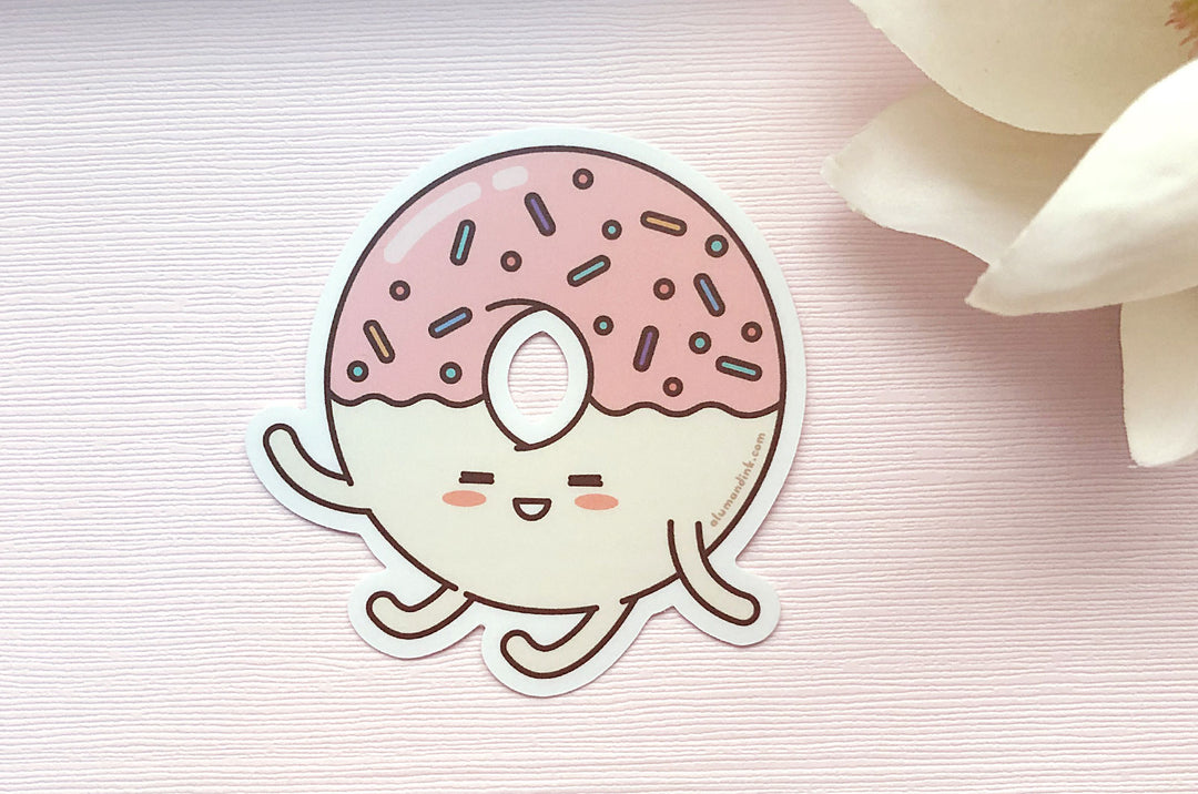 Sprinkles the Donut Vinyl Sticker