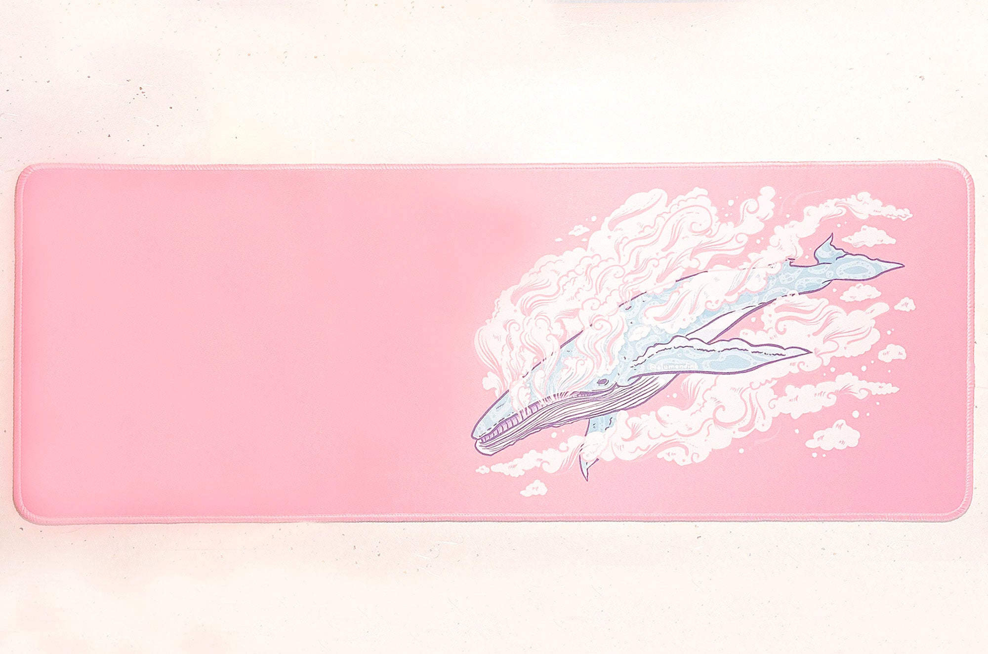 Steam Humpback Whale Desk Mat – Alum and Ink