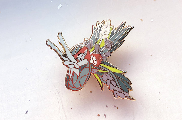 Stray Sod Fairy Enamel Pin